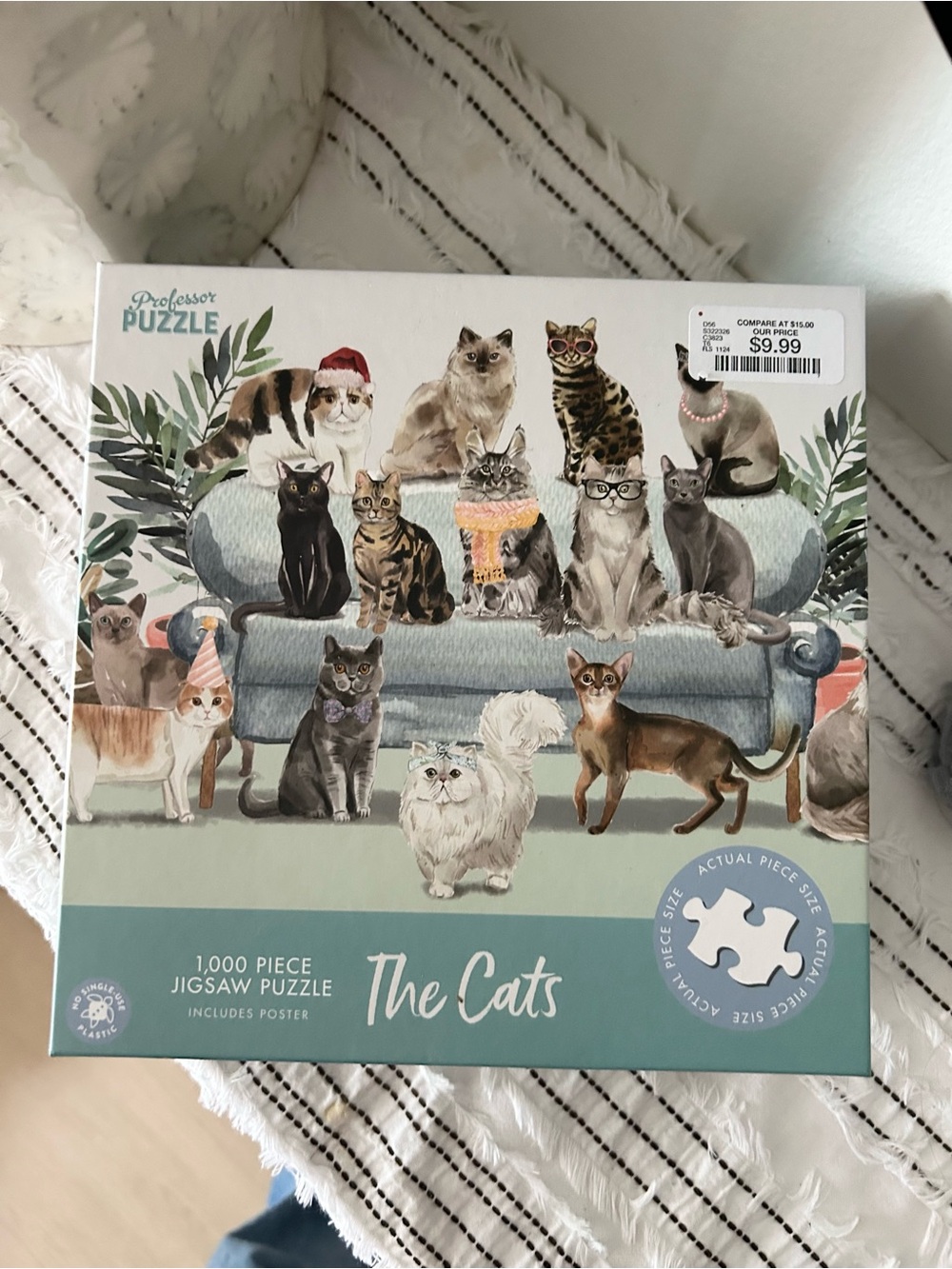 ⭐️ New Professor Puzzle The Cats 1000 Piece Jigsaw Puzzle